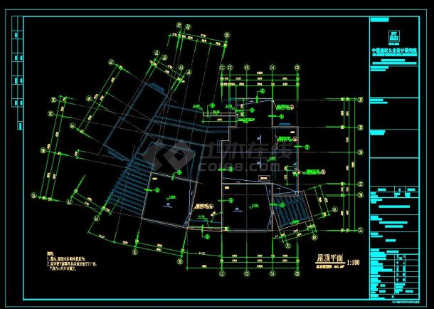 福州融侨别墅11#楼王规划及建筑设计方案CAD图纸-图二