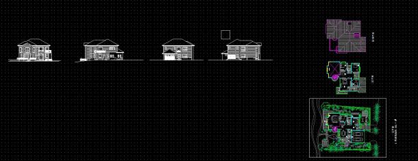 福州融侨别墅13#楼王规划及建筑设计方案CAD图纸-图一