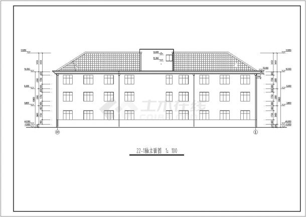 某地三层残疾人托养中心建筑设计方案-图二