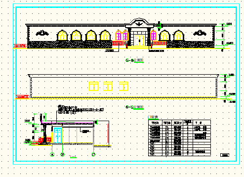 上海市某桑拿中心建筑平面CAD施工图-图二