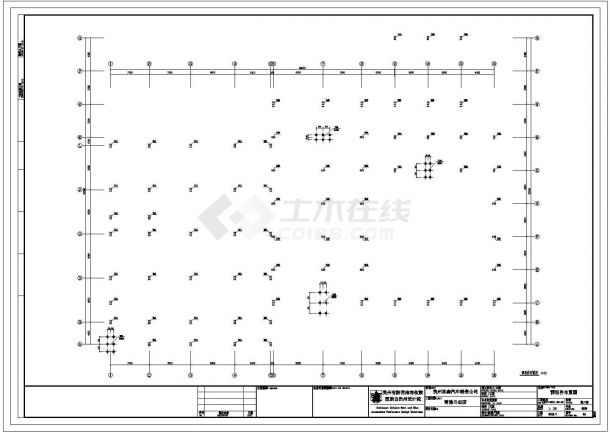 贵州两层钢框架结构独立基础4S店钢结构施工图-图二