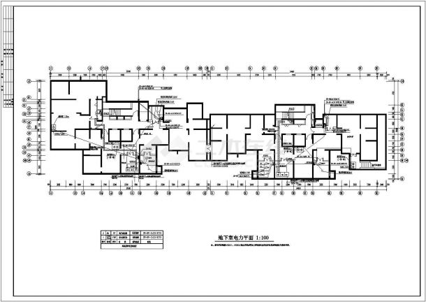 某地三十四层住宅楼电气设计施工图-图二