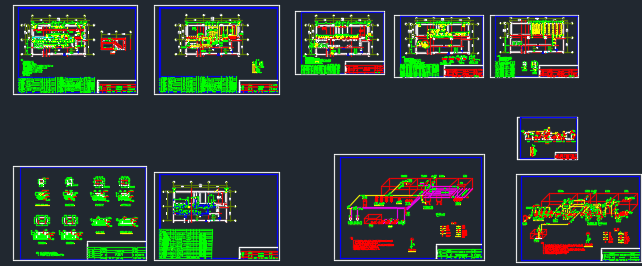 某小区中水回用全套CAD工艺施工图
