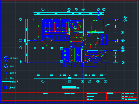 某地别墅电气设计方案图（共7张）-图二
