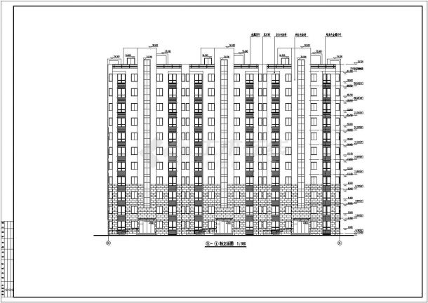 某11层剪力墙结构住宅建筑方案图-图二