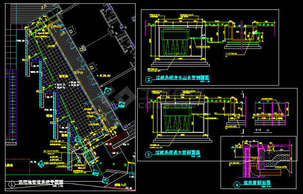 设计精准的莲花池做法设计CAD详图-图一