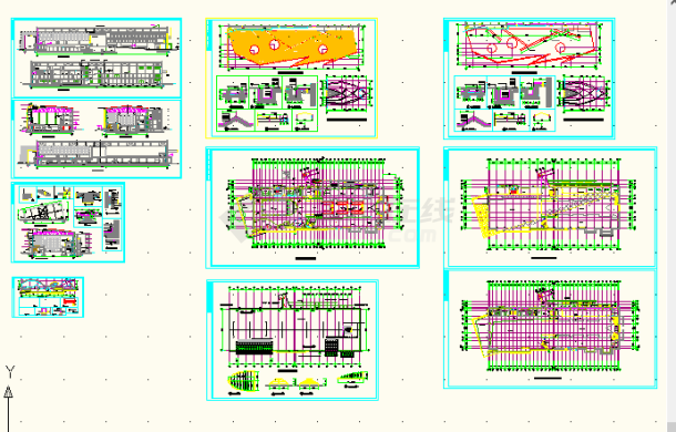 南京某体育会所建筑工程CAD施工图-图一