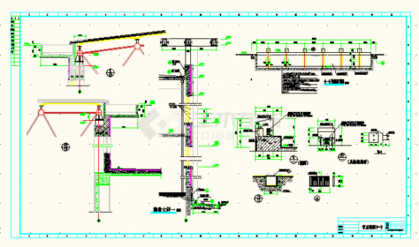 某城市体育馆建筑工程平面CAD设计图-图二