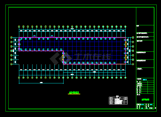 湖北某公司钢结构工程建筑结构CAD图纸（含设计说明）-图二