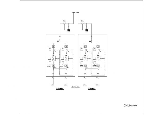 光伏逆变器、汇流箱、直流配电柜接线图_图1