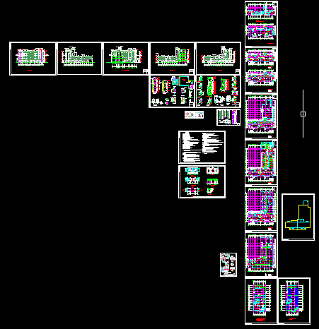 某地一处实用的农贸市场建筑施工图-图二