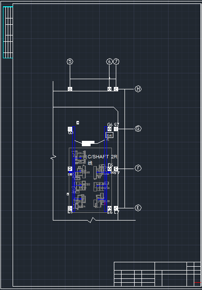 某工厂180V低压配电系统设计CAD图-图二