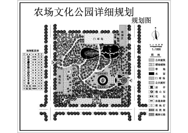 农场文化公园详细规划说明全套图纸-图一