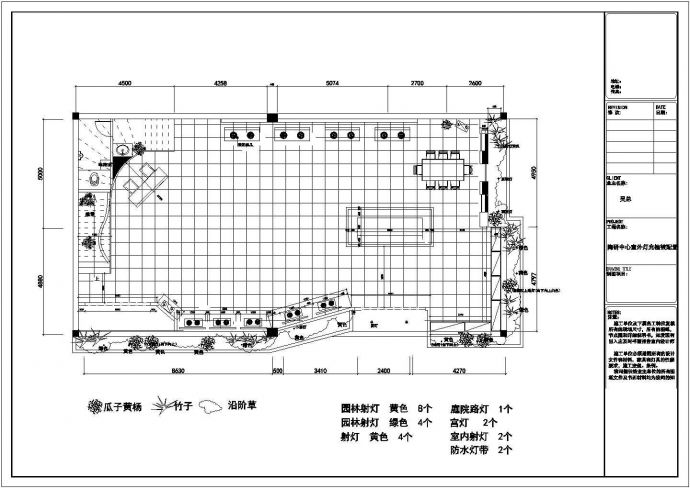 某地5层古玩展厅全套施工图（含电路图纸）_图1