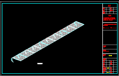 汽车停车棚、膜结构CAD详细构造图-图二