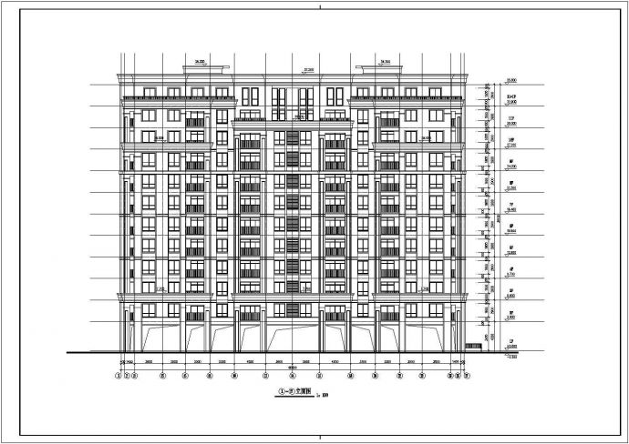 某地12层框剪结构住宅建筑方案图_图1