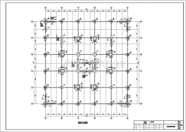 某地钢筋混凝土框架结构复杂古建筑全套结构施工图-图一