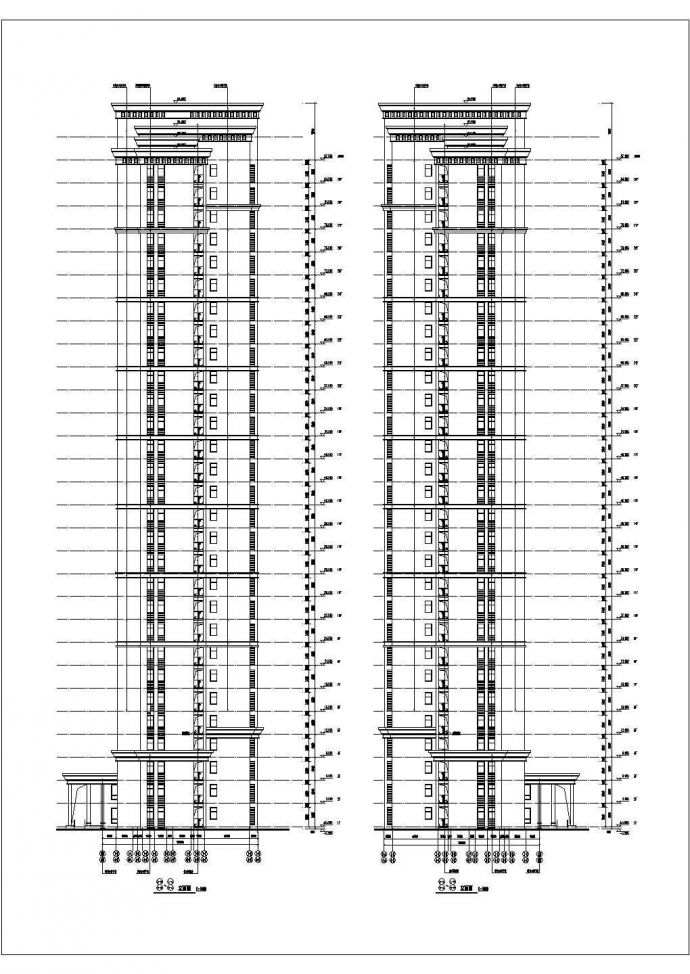 某地29层剪力墙结构住宅建筑设计施工图纸_图1
