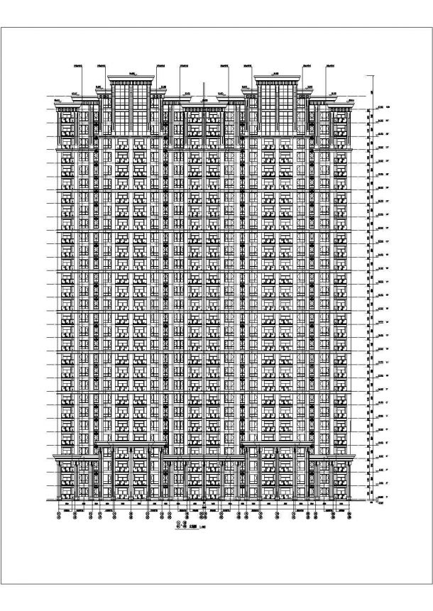 某地29层剪力墙结构住宅建筑设计施工图纸-图二
