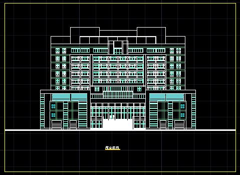 全套某高校综合楼建筑CAD详情图纸-图二