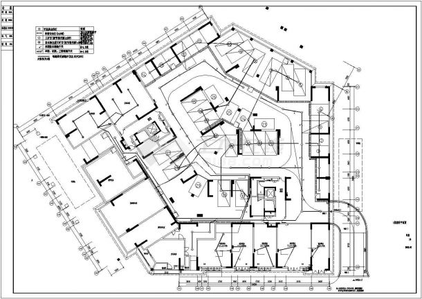 某地一类33层商住楼全套电气设计施工图（带地下车库）-图一