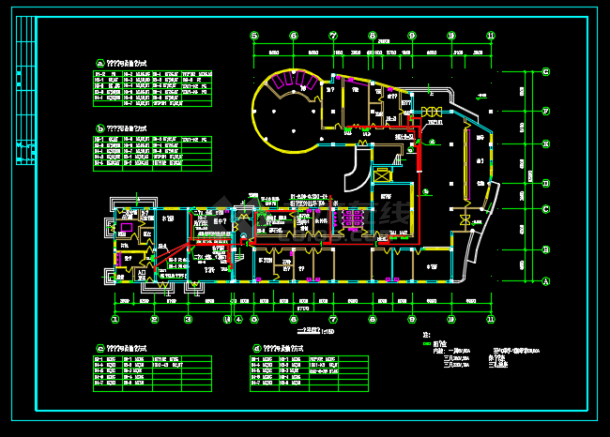 某地区医院电气全套设计CAD施工图纸-图二