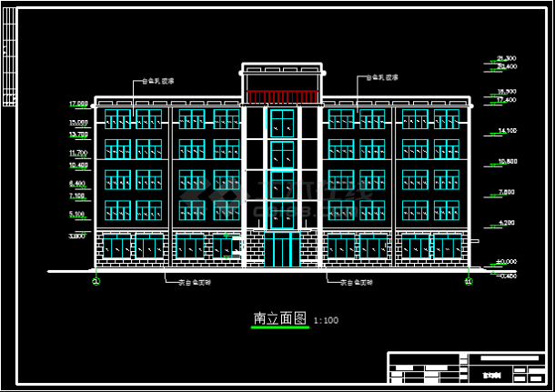 【5层】公司办公楼全套设计   （3156平，含计算书、建筑图，结构图、实习报告，PKPM，答辩PPT)-图二