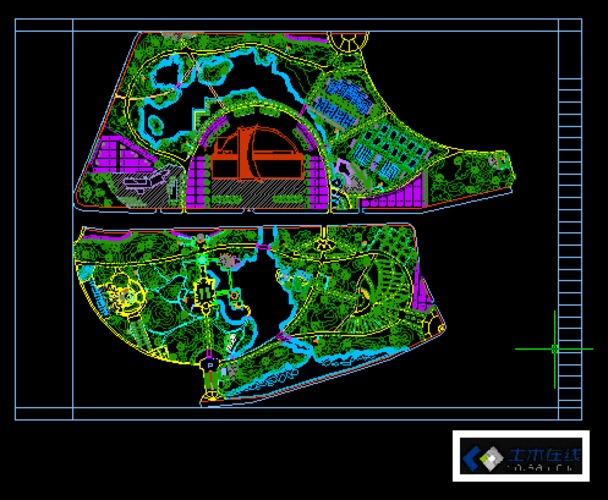 某公园设计CAD图_图1
