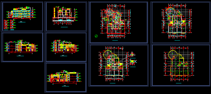 某幼儿园设计CAD建筑施工平面图纸_图1