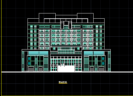 某高校综合楼CAD建筑设计全套图纸-图二