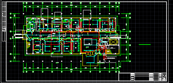某地区小医院电气设计CAD施工图纸