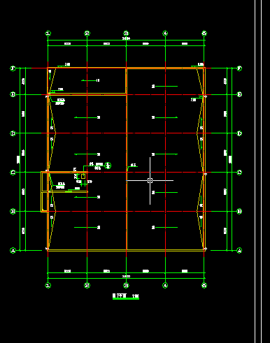 多功能食堂建筑竣工设计全套CAD图纸-图二