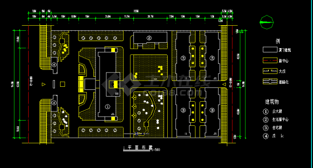 餐厅建筑施工设计方案全套CAD图-图二