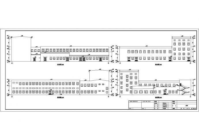 富锦市三层框架结构啤酒厂建筑设计方案图纸_图1
