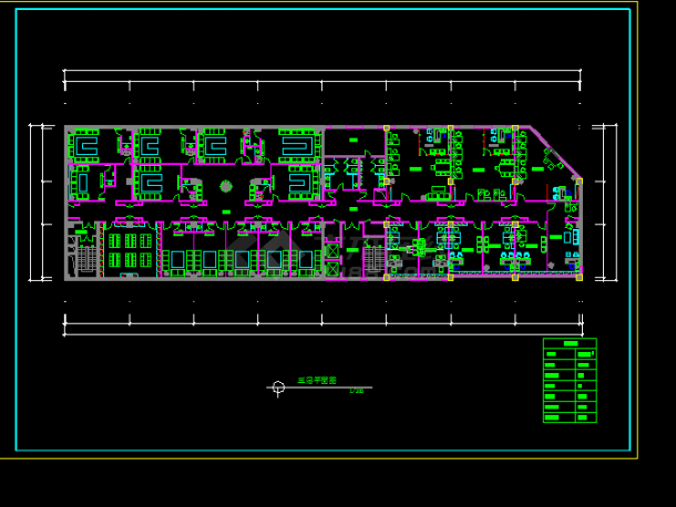 阿里郎宾馆方案设计全套CAD图纸-图二