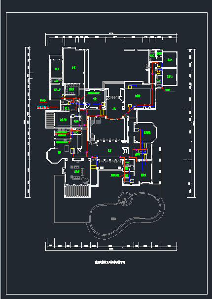 某高档别墅空调冷媒系统CAD施工图-图二