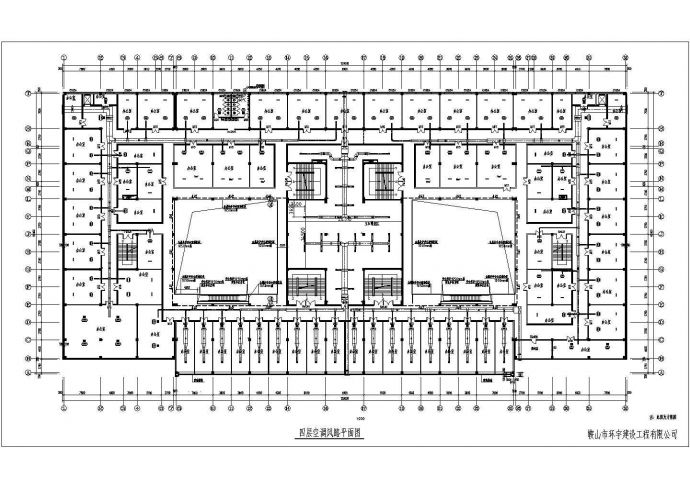 某四层商场办公综合楼中央空调设计图_图1