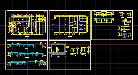 [临海]一整套冷库建筑cad设计方案施工图纸-图一