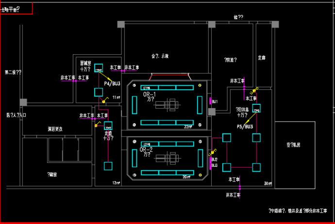 某地区经典医院电气设计CAD施工图纸_图1