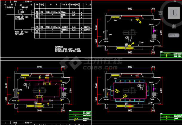 某地区经典医院电气设计CAD施工图纸-图二