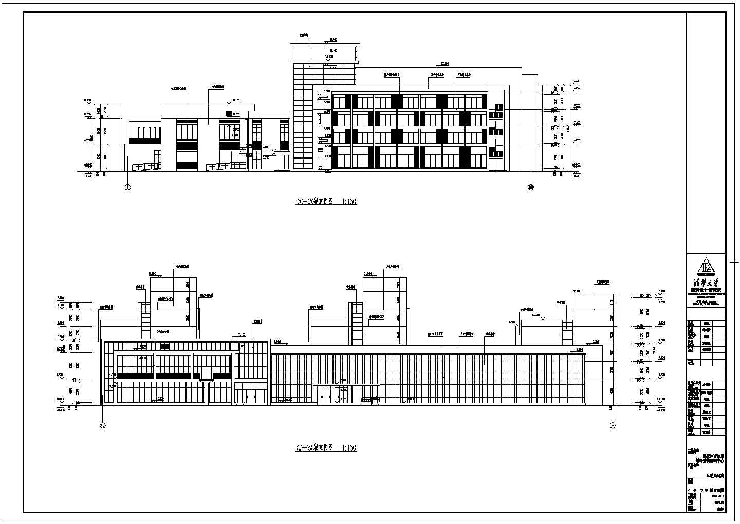北京某地四层框架结构公寓楼建筑设计施工图
