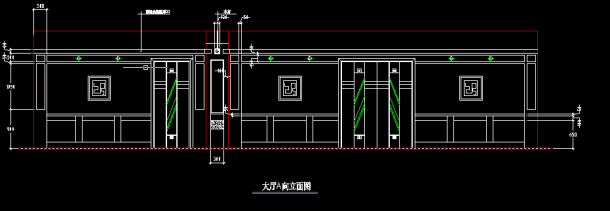 某洗浴中心建筑施工CAD设计图纸-图二