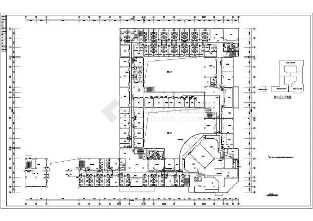 某地五层福利院建筑给排水设计施工图-图二