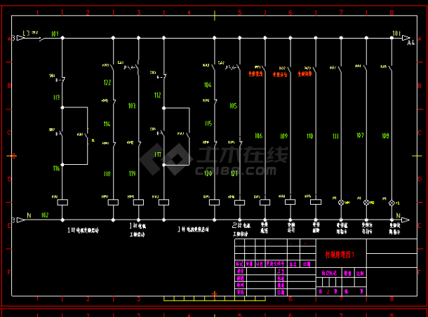 ACS510变频器一拖二PID控制图-图二