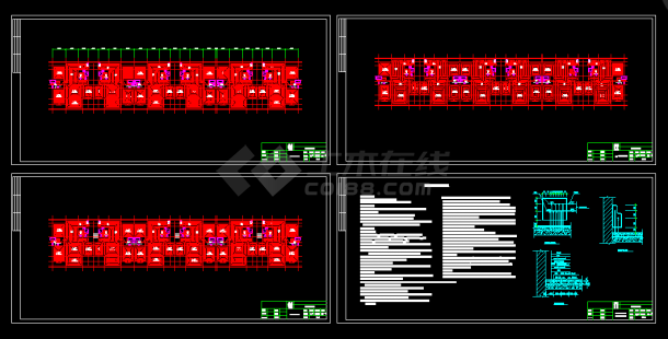  Floor radiant heating design and construction drawing of a European style residence - Figure 1