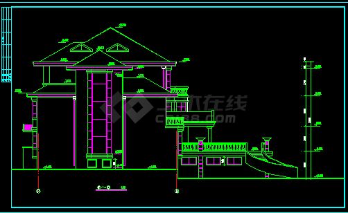 100例室内平面别墅施工设计CAD详情图-图二