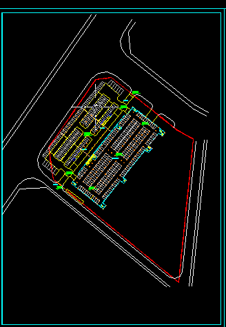 南京办公大楼建筑施工CAD设计图纸-图二