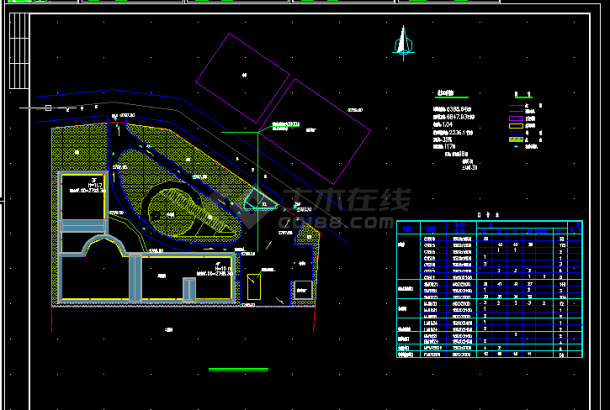 一套宾馆全套建筑施工CAD设计图纸方案-图二