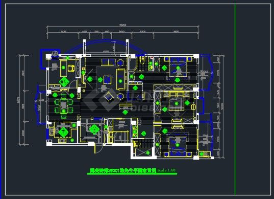 某别墅建筑施工设计详情CAD全套图-图二