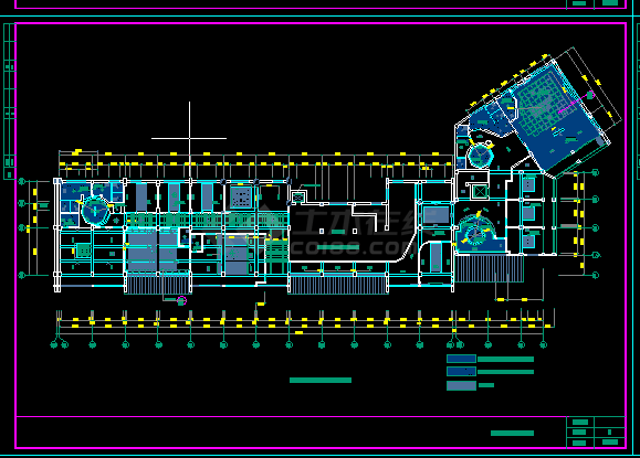 经典中式餐厅全套建筑施工CAD设计图纸-图二